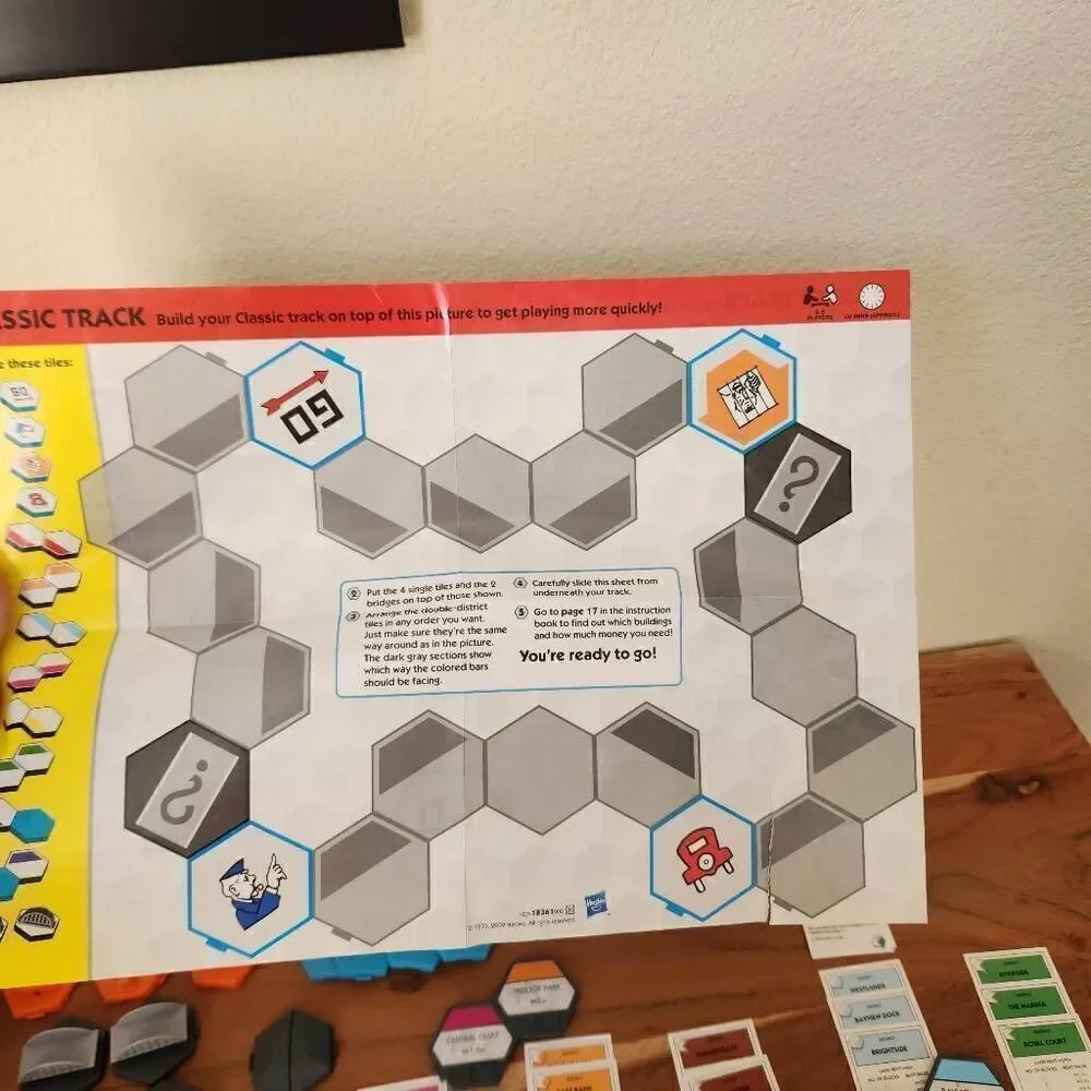 Monopoly U-Build board game build yourself